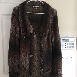 Cabi Brown Frontier Sweater Size M #903